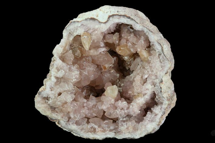 Pink Amethyst Geode Half - Argentina #127315